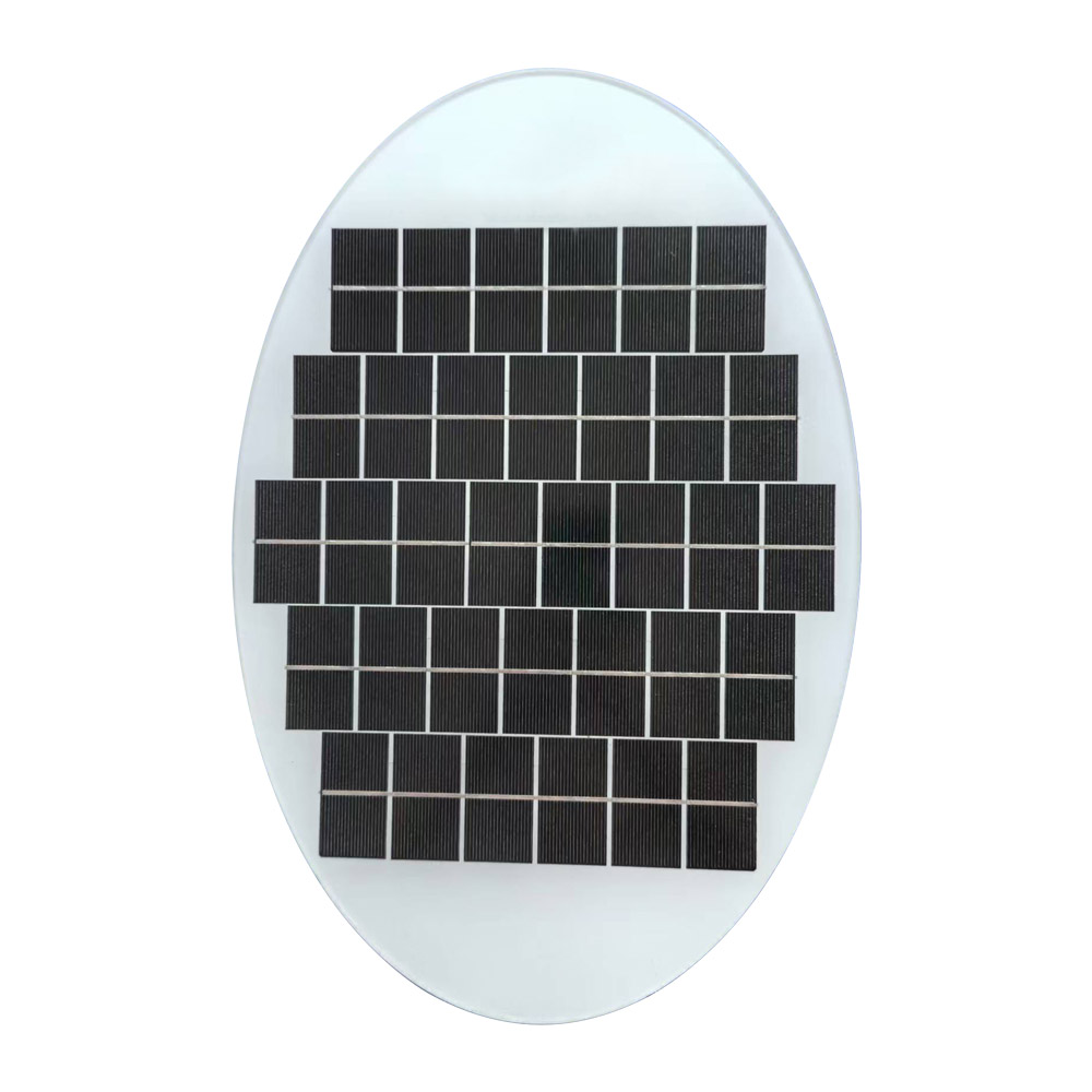 10 Watt 18 Volt Oval Shape Glass Solar Panel