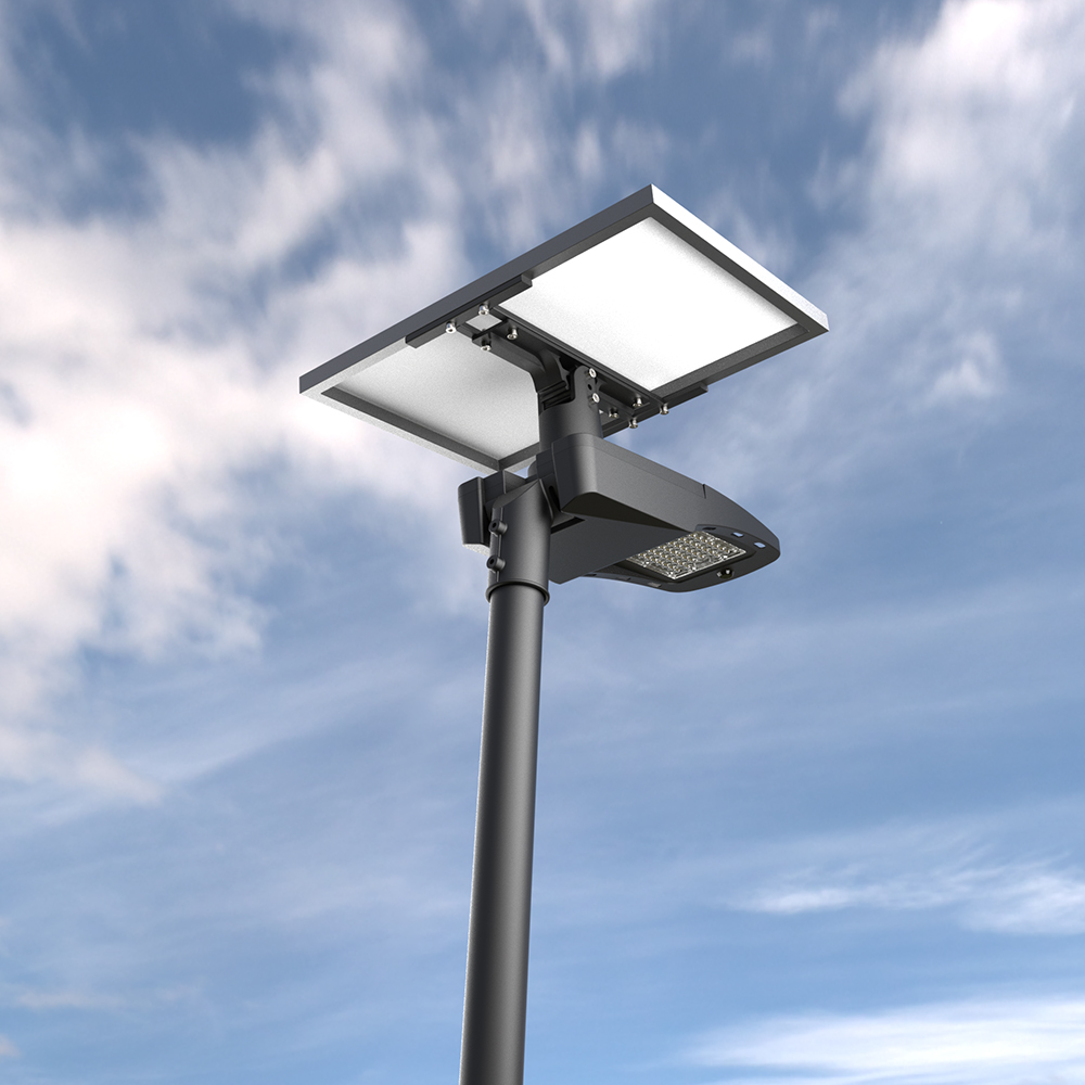 Patented Design Integrated 40W Solar Street Light with Motion Sensor