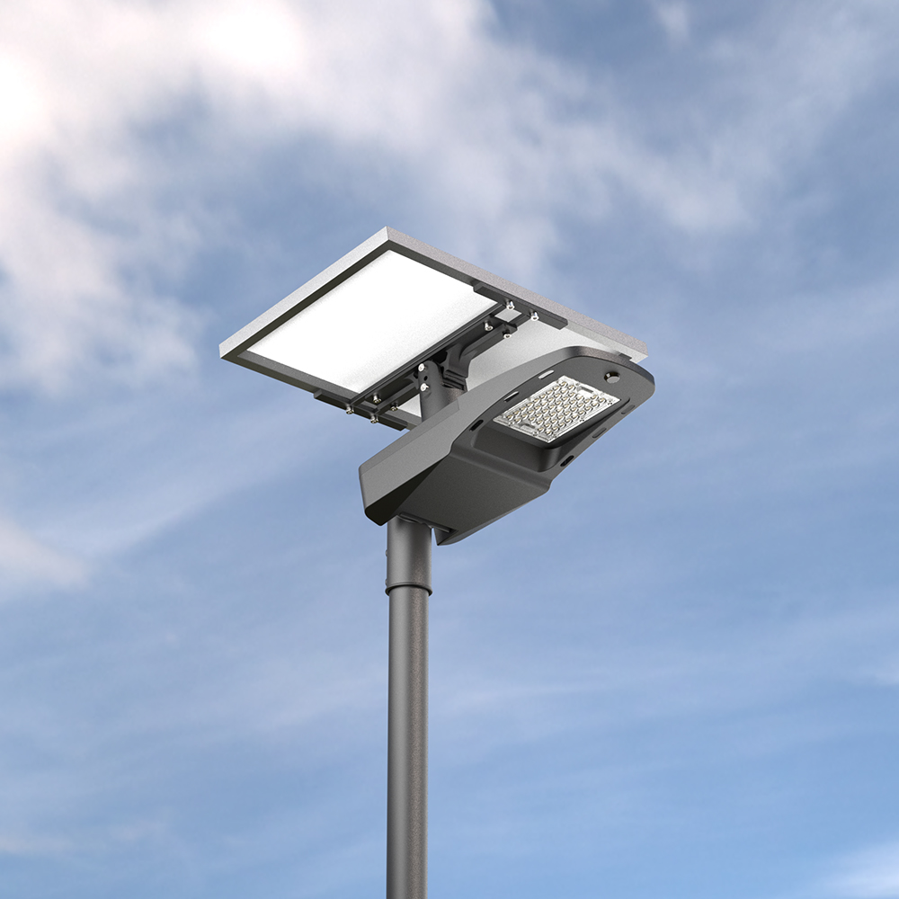 Patented Design Integrated 30W Solar Street Light with Motion Sensor